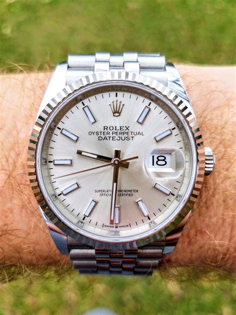 all silver rolex